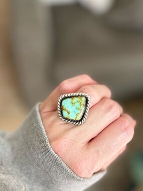 Soul Bunny Silver Iron Maiden Ring